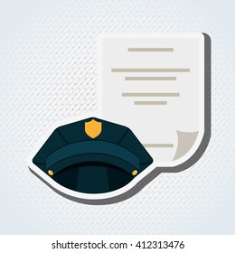 justice flat icon design 