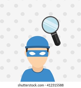 justice flat icon design 