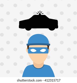 justice flat icon design 