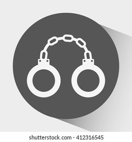 justice flat icon design 