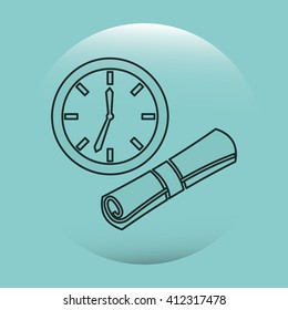justice flat icon design 