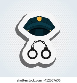 justice flat icon design 