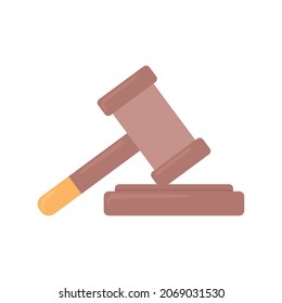 justice gavel legal icon style