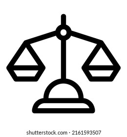 justice icon design, vector illustration, best used for web app