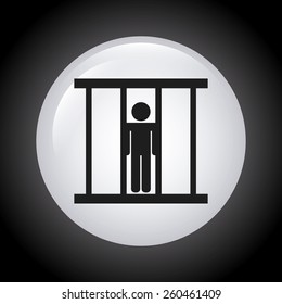 justice icon design, vector illustration eps10 graphic 