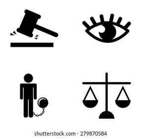 justice icon design, vector illustration eps10 graphic 