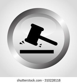 justice icon design, vector illustration eps10 graphic 