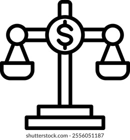 Justice Icon Element For Design