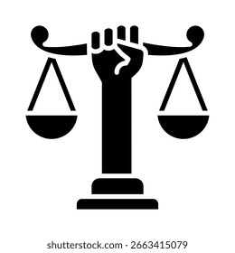 Elemento Ícone De Justiça Para Design