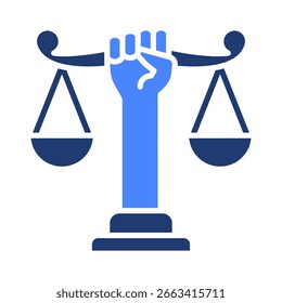 Justice Icon Element For Design