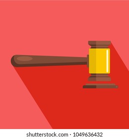 Justice icon. Flat illustration of justice vector icon for web