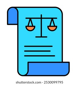 Justice icon, Judgement, measure, equality