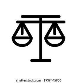 Justice icon or logo isolated sign symbol vector illustration - high quality black style vector icons
