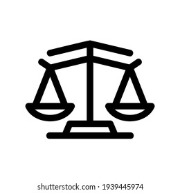 Justice icon or logo isolated sign symbol vector illustration - high quality black style vector icons
