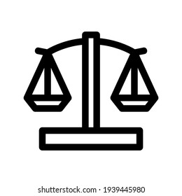 Justice icon or logo isolated sign symbol vector illustration - high quality black style vector icons
