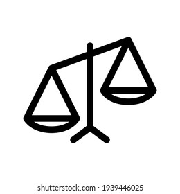 Justice icon or logo isolated sign symbol vector illustration - high quality black style vector icons
