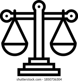 justice icon vector design illustration 