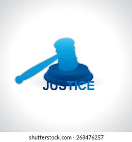 justice icon vector illustration 