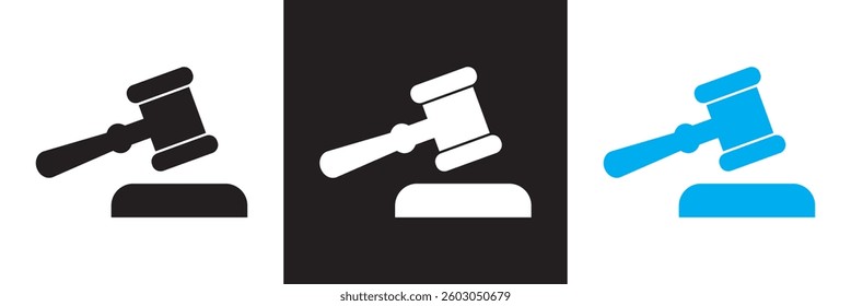 Justice icon .  Vector illustration. isolated on white and black background. EPS 10