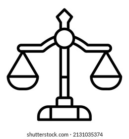 Justice icon vector image. Can also be used for web apps, mobile apps and print media.
