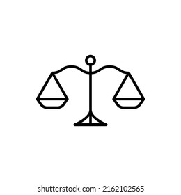 Justice Icon Vector Template Isolated On Stock Vector (Royalty Free ...