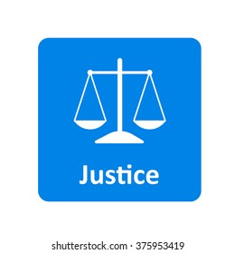 Justice icon for web and mobile