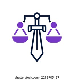 justice icon for your website design, logo, app, UI.