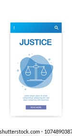 JUSTICE INFOGRAPHIC CONCEPT