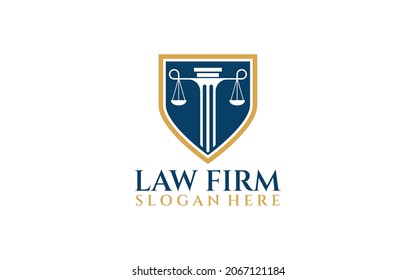 
Justice Law Firm Logo. Gold, Firm, Law, Icon Justice