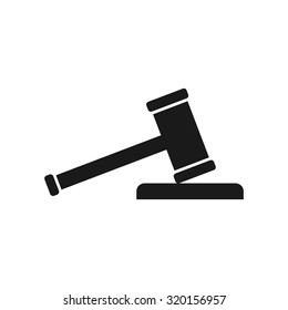 Justice And Law Gavel. R Key Logo R Key Logo