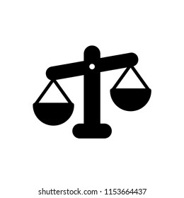 Justice law legal icon logo vector template.