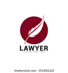 justice law legal logo icon vector template.