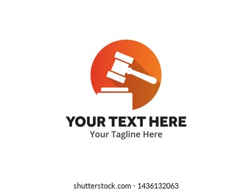 Justice and law logo, creative simple logo for lawyer identity and business