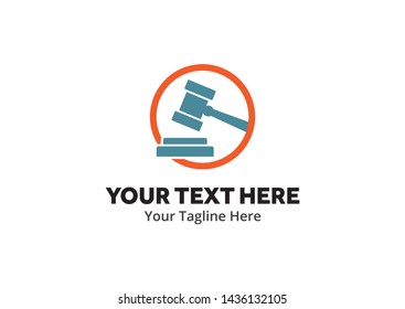 Justice and law logo, creative simple logo for lawyer identity and business