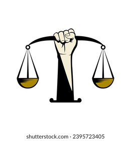 Justice Law Logo Design Illustration vector eps format , suitable for your design needs, logo, illustration, animation, etc.