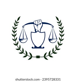 Justice Law Logo Design Illustration vector eps format , suitable for your design needs, logo, illustration, animation, etc.