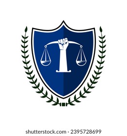 Justice Law Logo Design Illustration vector eps format , suitable for your design needs, logo, illustration, animation, etc.