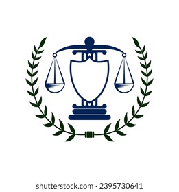 Justice Law Logo Design Illustration vector eps format , suitable for your design needs, logo, illustration, animation, etc.