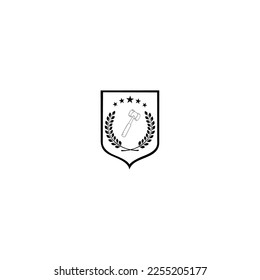 justice law logo design template. attorney at law logo, simple logo, logo for business