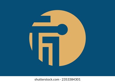 justice law logo design vector illustration