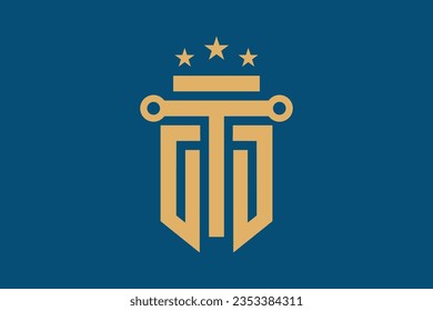 justice law logo design vector illustration