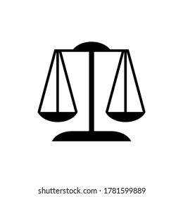 Justice law logo. Icon design. Template elements