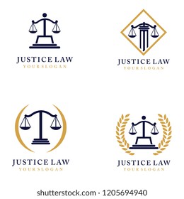 justice law logo template