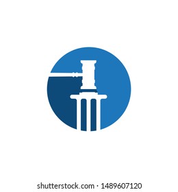 Justice Law Logo Template Vector Illustration design
