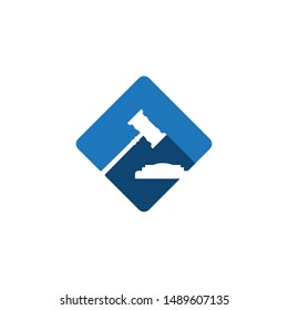 Justice Law Logo Template Vector Illustration design