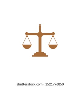 justice law Logo Template vector illsutration design