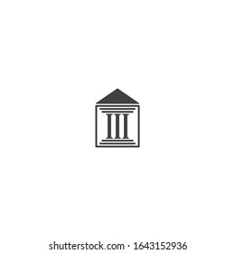 justice law Logo Template vector illsutration design