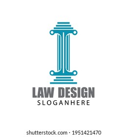 justice law Logo Template vector illsutration design