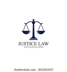 diseño de ilustraciones vectoriales de plantillas de logotipos de leyes de justicia