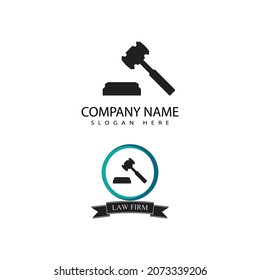 diseño de iluminación vectorial de plantillas de logotipo de ley de justicia